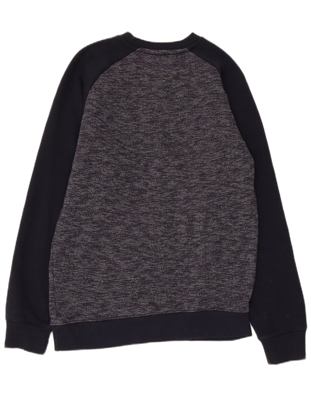 J.J. WILLIS Mens Sweatshirt Jumper Medium Navy Blue Colourblock Cotton