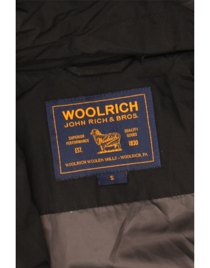 Woolrich ženski podstavljeni kaput s kapuljačom UK 10 Small Black