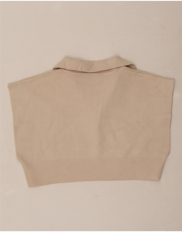 Zara ženska polo majica bez rukava UK 10 Small Beige