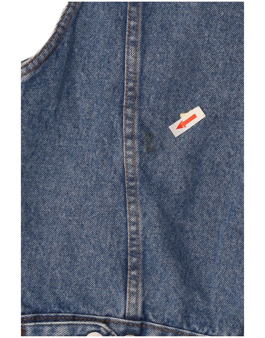 Vintage ženska jakna od trapera UK 8 Mala plava pamuk