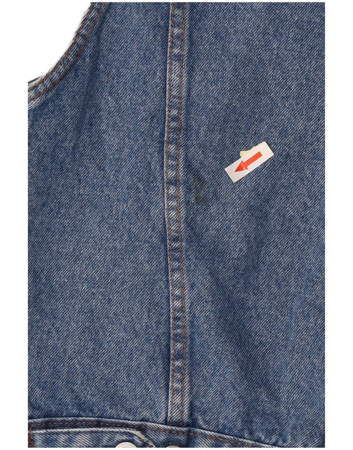 Vintage ženska jakna od trapera UK 8 Mala plava pamuk