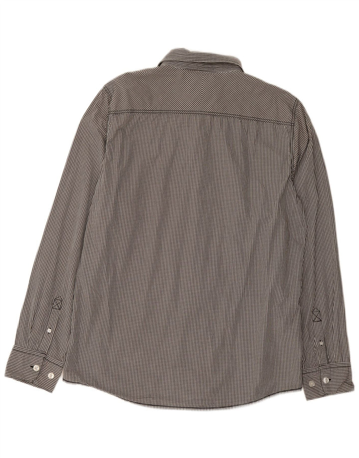 Fat Face muška košulja Large Grey Gingham pamuk