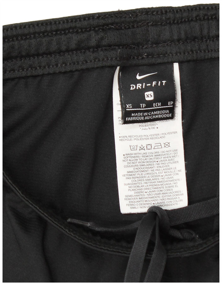 Nike ženske Dri Fit sportske kratke hlače UK 6 XS crni poliester