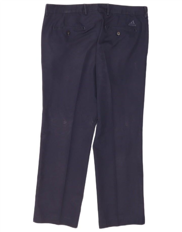 Adidas muške Climalite chino hlače W36 L29 tamnoplavi poliester