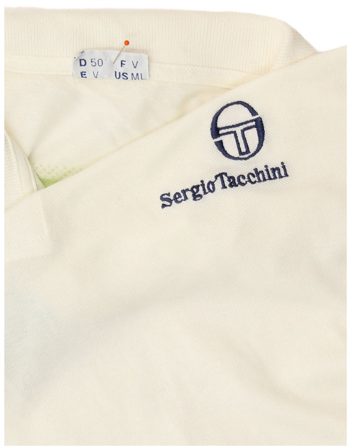 SERGIO TACCHINI Muška polo majica IT 50 pamuk srednje bijele pruge