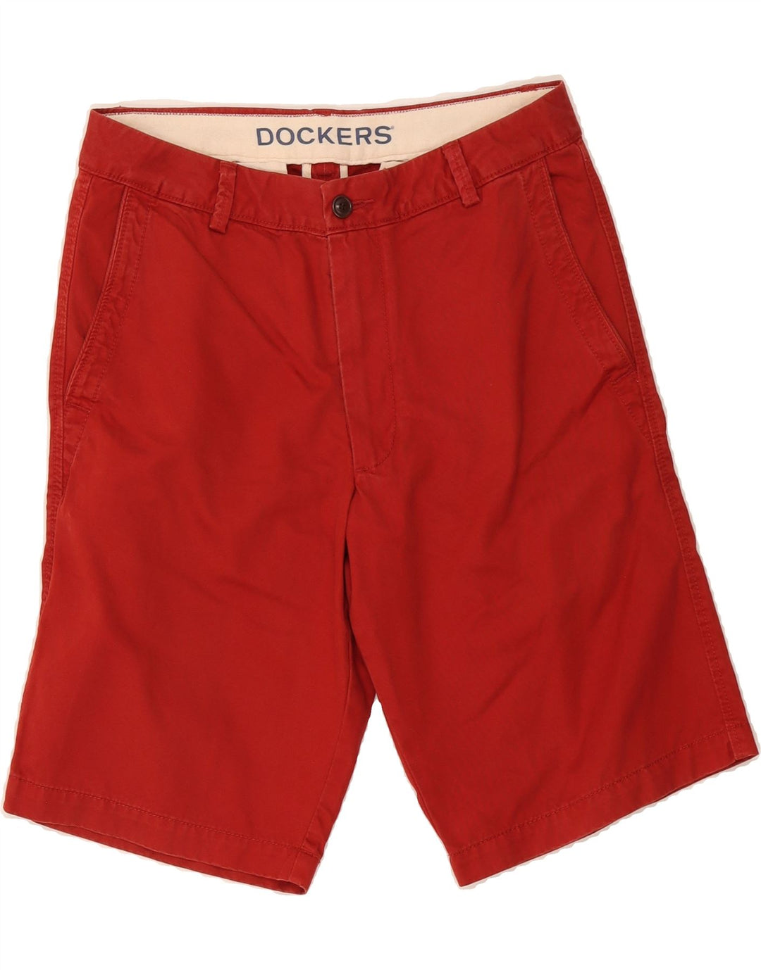 DOCKERS Mens Chino Shorts W30 Medium  Red Cotton Vintage Dockers and Second-Hand Dockers from Messina Hembry 