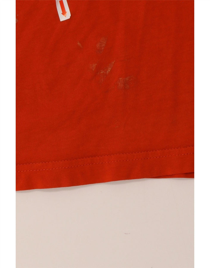 PUMA Mens Graphic T-Shirt Top 2XL Orange