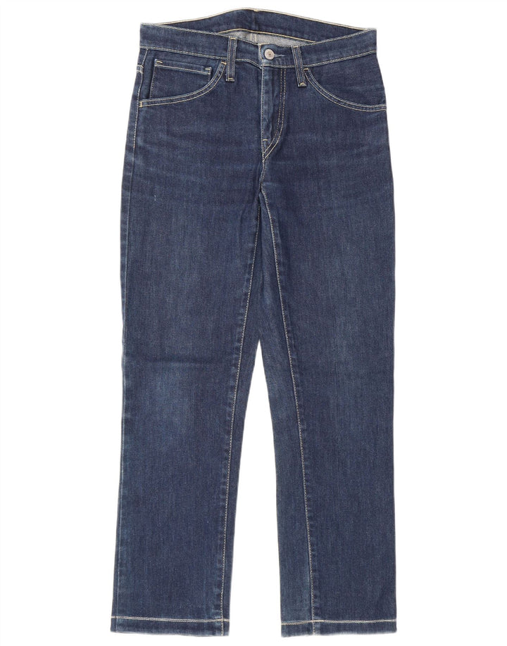 Levi's ženske ravne traperice W29 L28 tamnoplavi pamuk