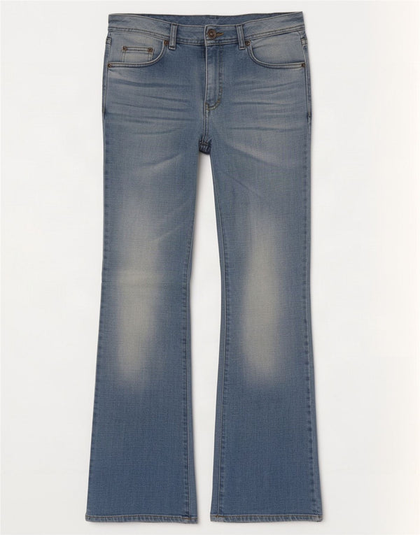 Ženske traperice Benetton Bootcut W32 L32 Plave