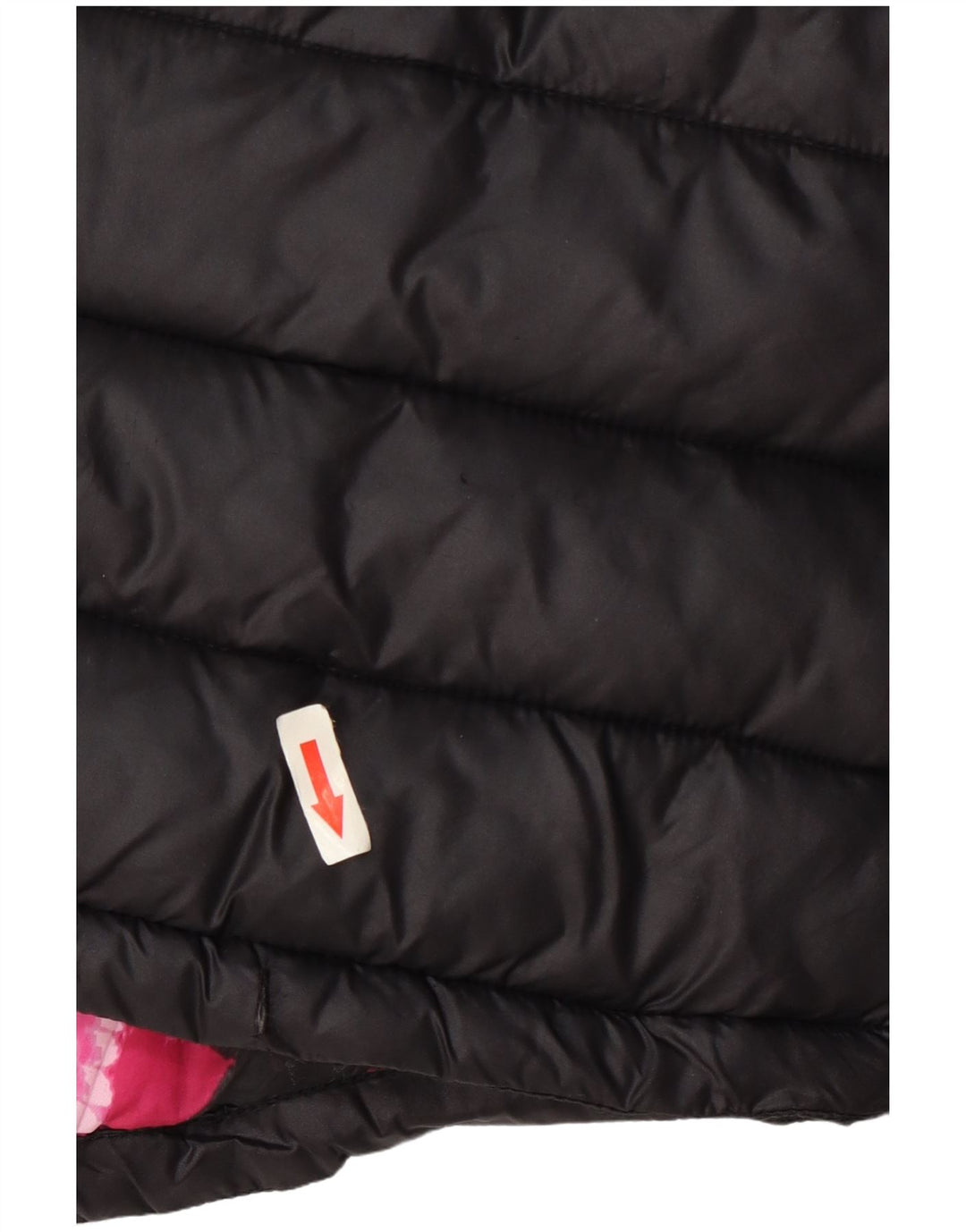 Superdry ženski podstavljeni kaput s kapuljačom UK 12 Srednji crni najlon