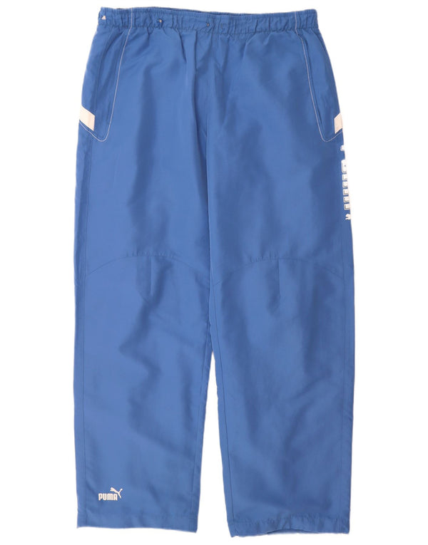 Puma muške grafičke hlače za trenirku Large Blue Colourblock