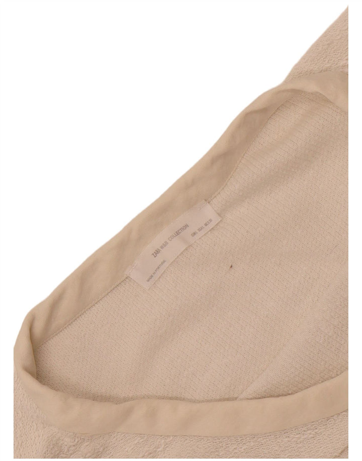 Zara ženska prevelika majica kratkih rukava UK 16 Large White