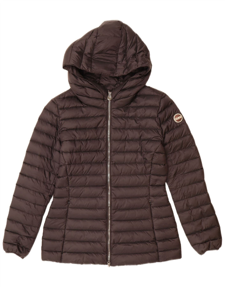 COLMAR Ženska podstavljena jakna s kapuljačom IT 44 Srednji crni poliamid