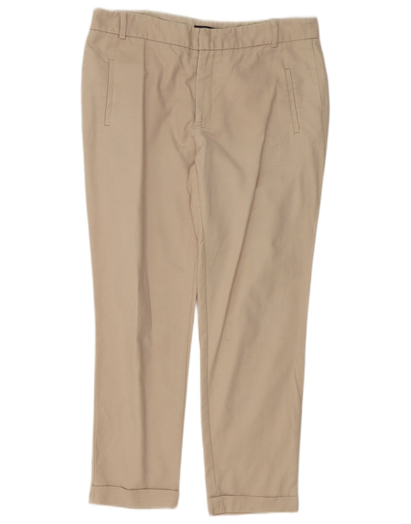 Zara ženske uske chino hlače EU 42 Large W32 L27 Bež pamuk