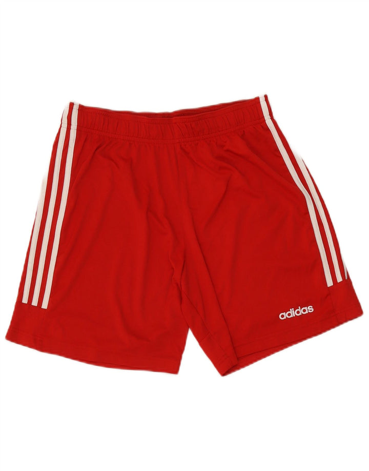 Adidas ženske sportske kratke hlače UK 14 srednje crvene boje od poliestera