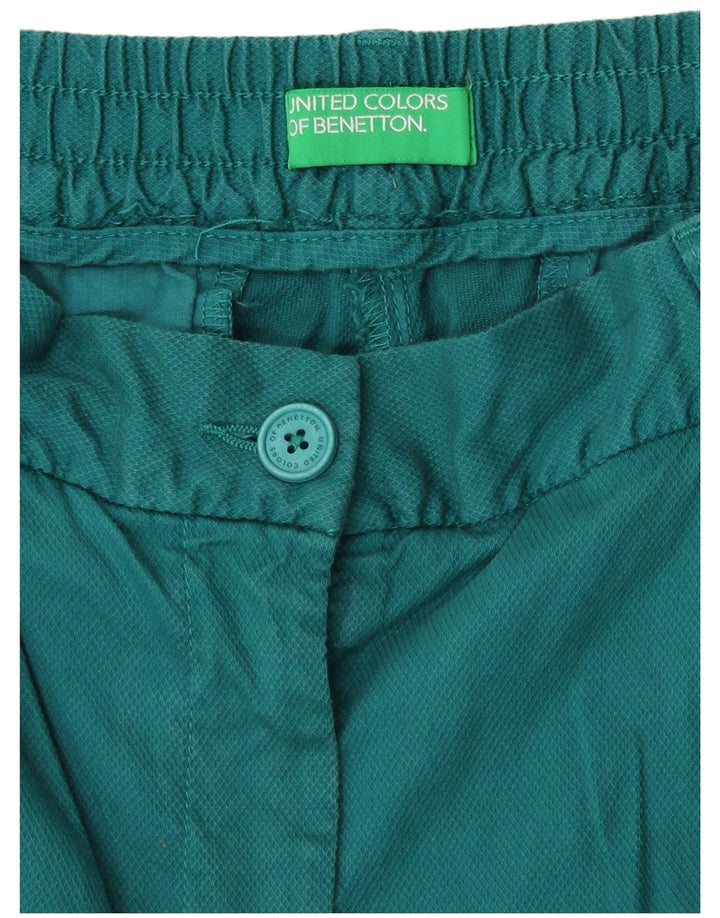 Benetton ženske chino kratke hlače W28 srednje zelene boje