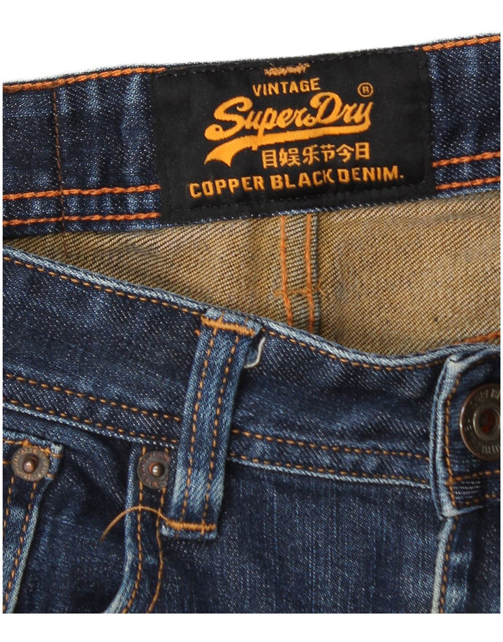 Superdry muške uske traperice W28 L32 plavi pamuk