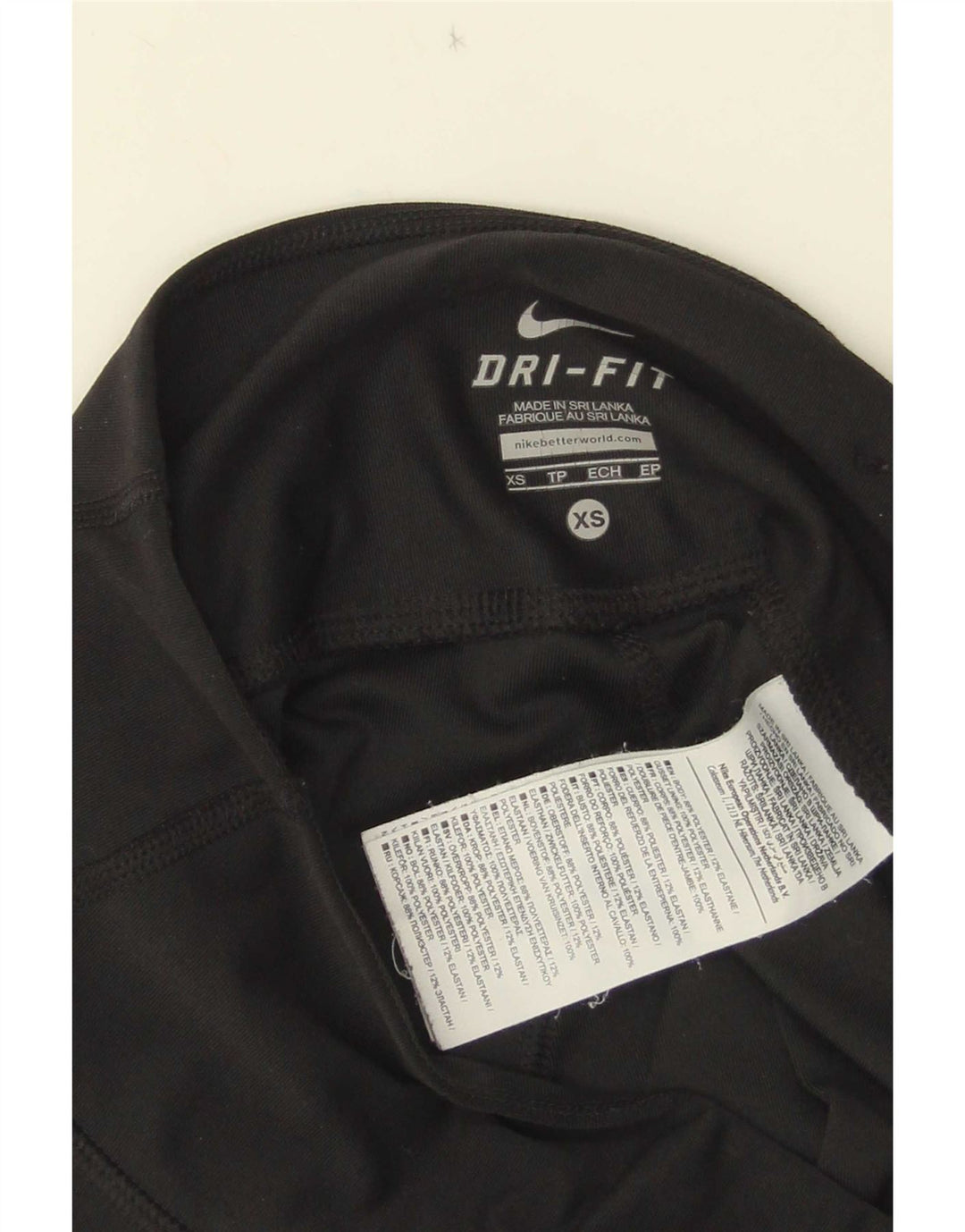 Nike ženske Dri Fit tajice UK 4 XS crni poliester