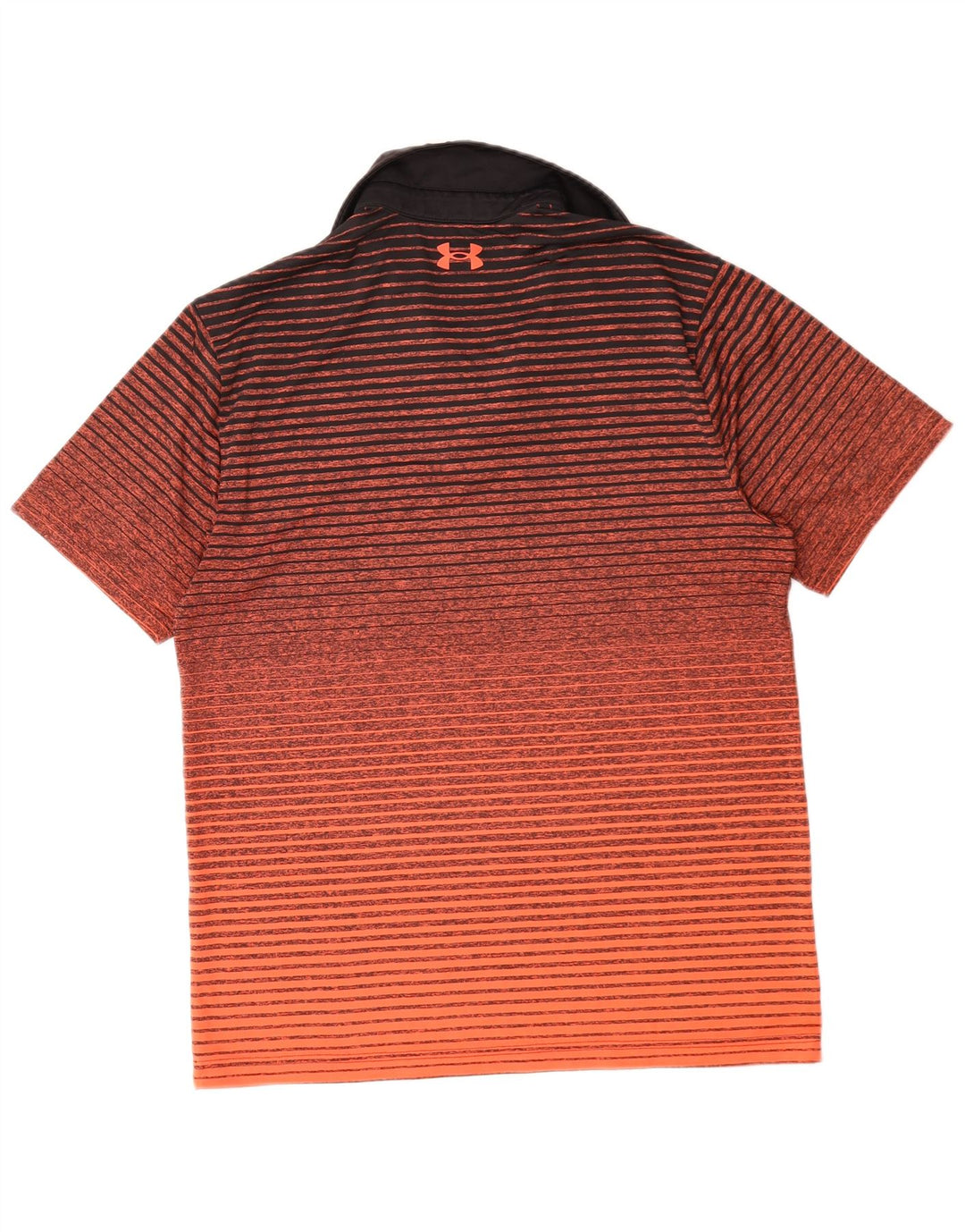 Under Armour muška polo majica Heat Gear Srednje narančasti prugasti poliester