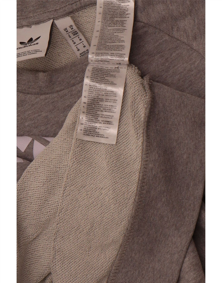 ADIDAS muška majica s grafičkim motivima srednje siva pamučna sportska majica