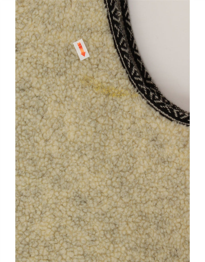 VINTAGE muška šerpa majica IT 52/54 XL bež nova vuna