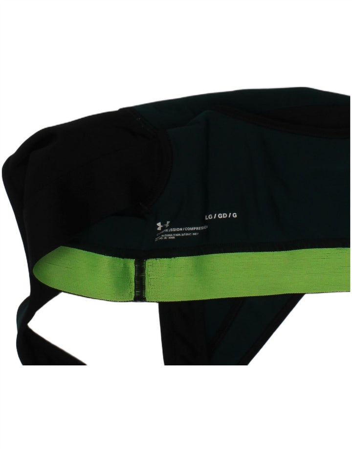 Veliki zeleni sportski grudnjak Under Armour, ženski kompresijski grafički sportski grudnjak