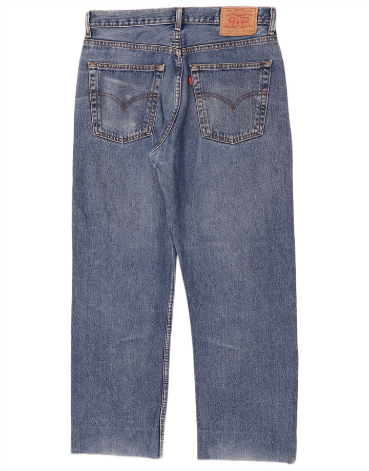 Levi's muške 582 ravne traperice W33 L28 plavi pamuk