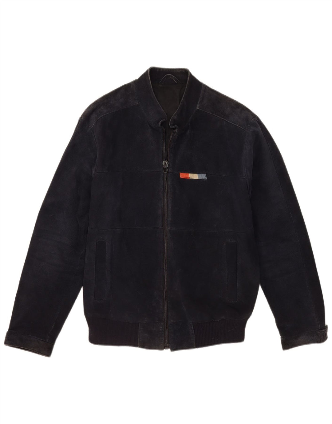 VINTAGE muška bomber jakna od brušene kože IT 50 velika mornarsko plava koža