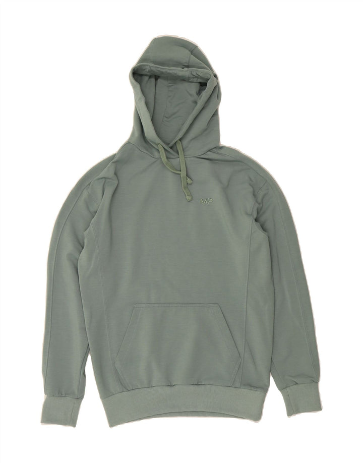 MP Mens Hoodie Jumper XS Green Polyester Vintage MP and Second-Hand MP from Messina Hembry 