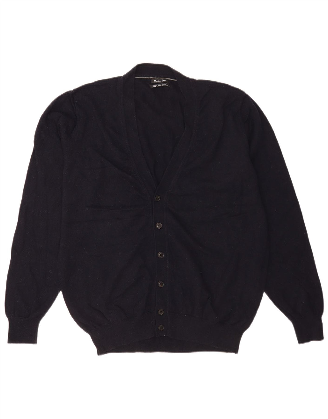 Massimo Dutti muški kardigan pulover XL tamnoplava vuna