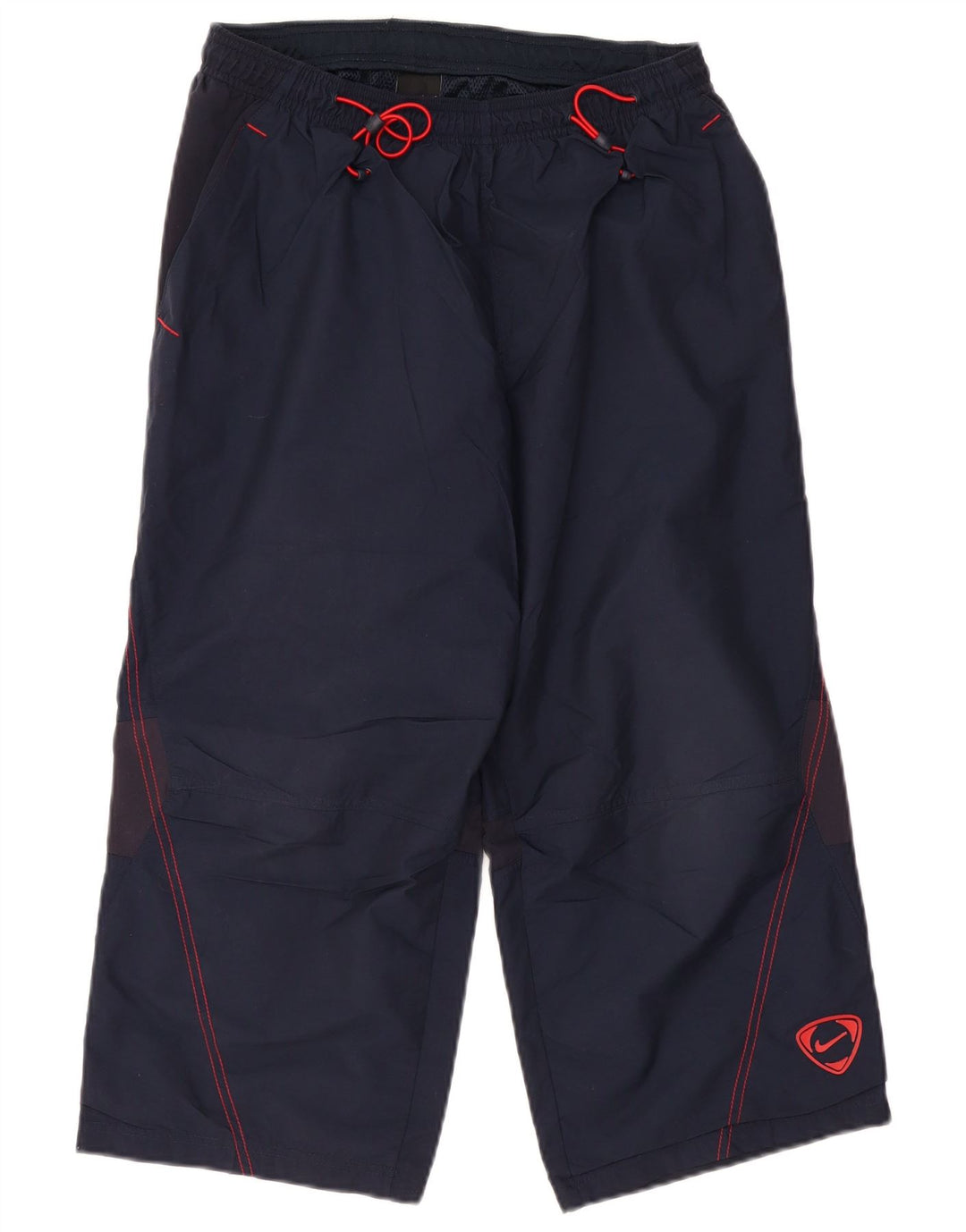 NIKE muške kapri trenirke srednje tamnoplave najlonske blokove boje