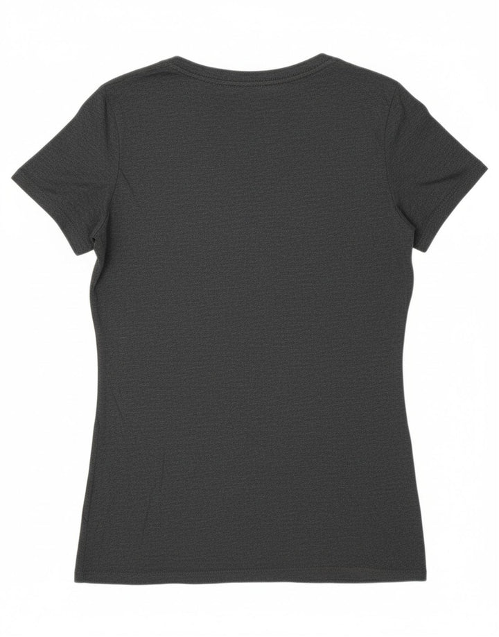 NIKE Womens Coupe Ajustee Slim Fit T-Shirt Top UK 12 Medium Grey Polyester Vintage Nike and Second-Hand Nike from Messina Hembry 