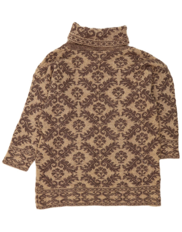 St. Bernard, ženski pulover s rol izrezom, UK 18/20 XL, bež paisley vuna