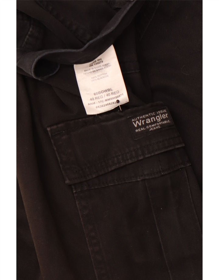 WRANGLER Muške kargo kratke hlače W40 XL crni pamuk
