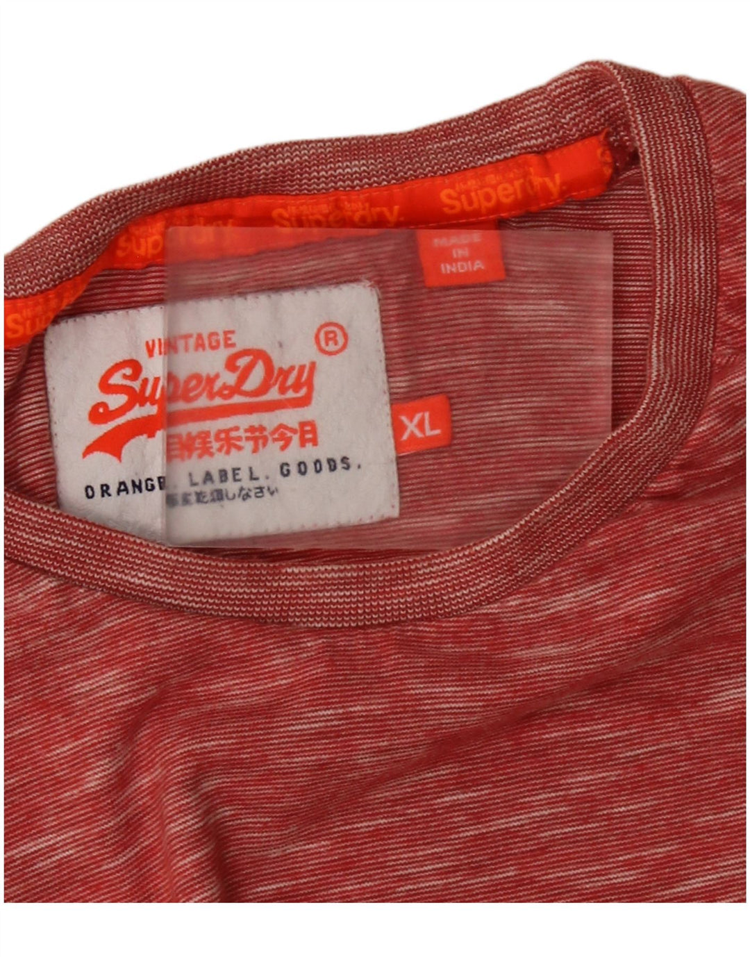 Superdry muška majica kratkih rukava XL s crvenim flekama