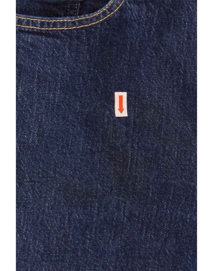 LEVI'S muške 502 sužene traperice W34 L30 tamnoplavi pamuk