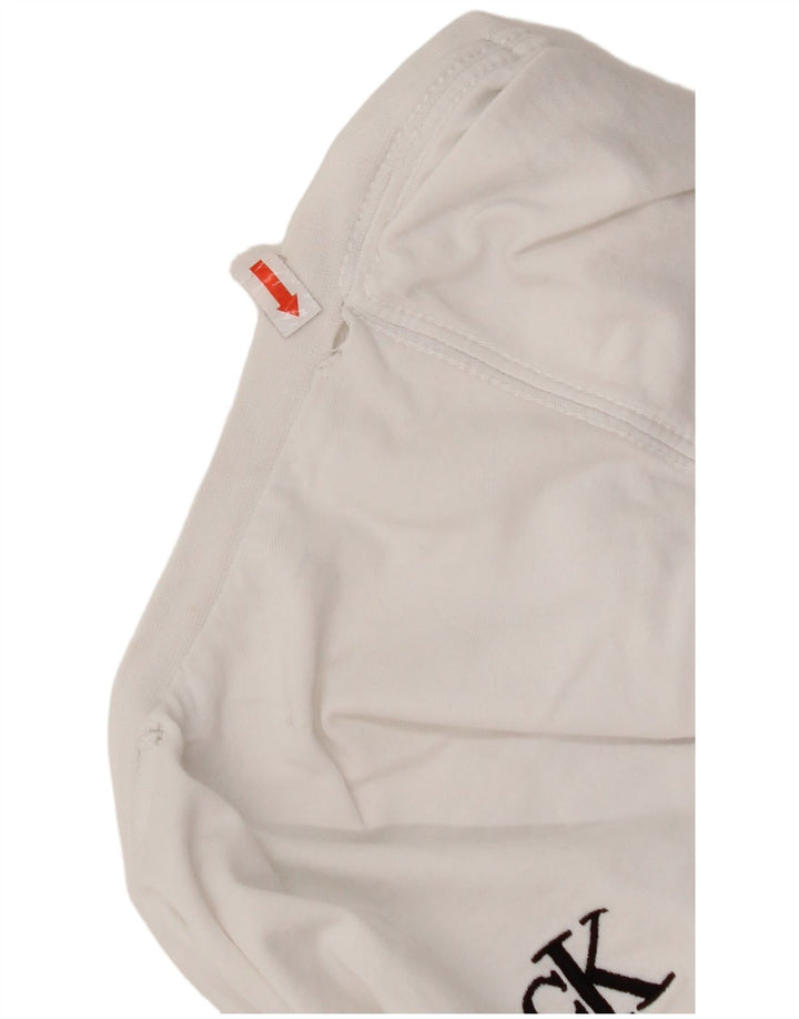 CALVIN KLEIN Ženska majica kratkih rukava UK 14 Srednje bijela
