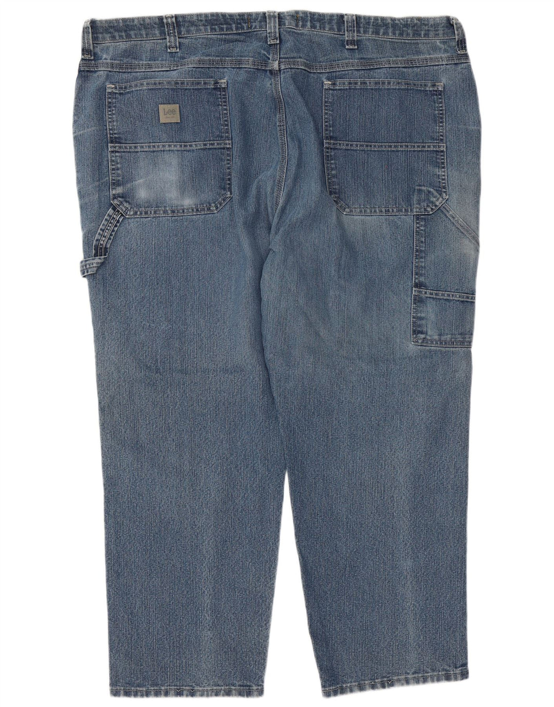 Lee Mens Carpenter Cargo ravne traperice W48 L30 plavi pamuk