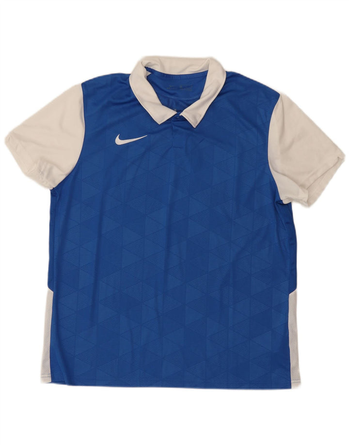 NIKE muška polo majica XL poliester plave boje