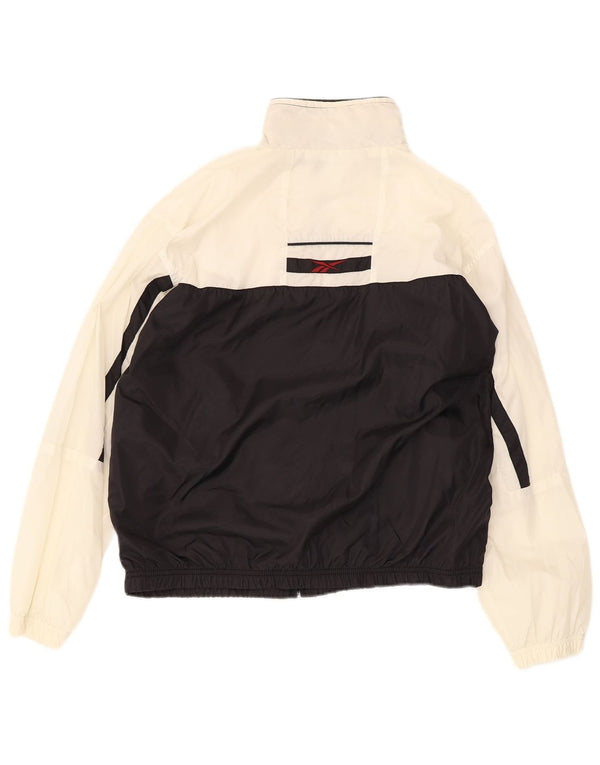 Reebok ženska gornja jakna za trenirku UK 12 Medium White Colourblock