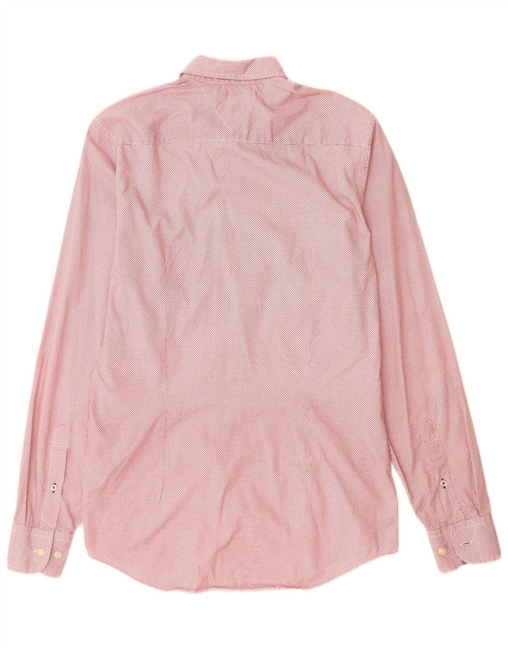 Tommy Hilfiger muška uska košulja, pamuk srednje crvene točke