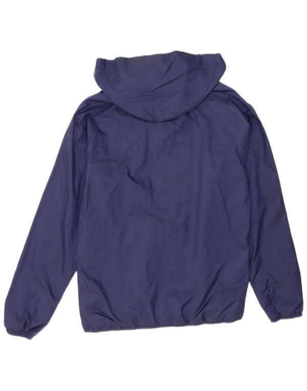 Puma muška kišna jakna s kapuljačom UK 38 Medium Navy Blue Colourblock Nylon