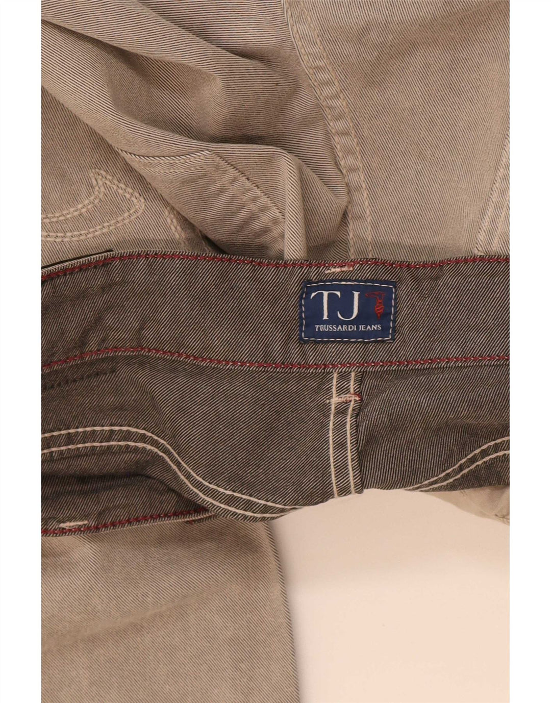 Trussardi muške ravne traperice W31 L33 sivi pamuk