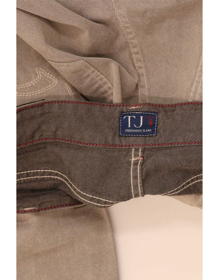 Trussardi muške ravne traperice W31 L33 sivi pamuk