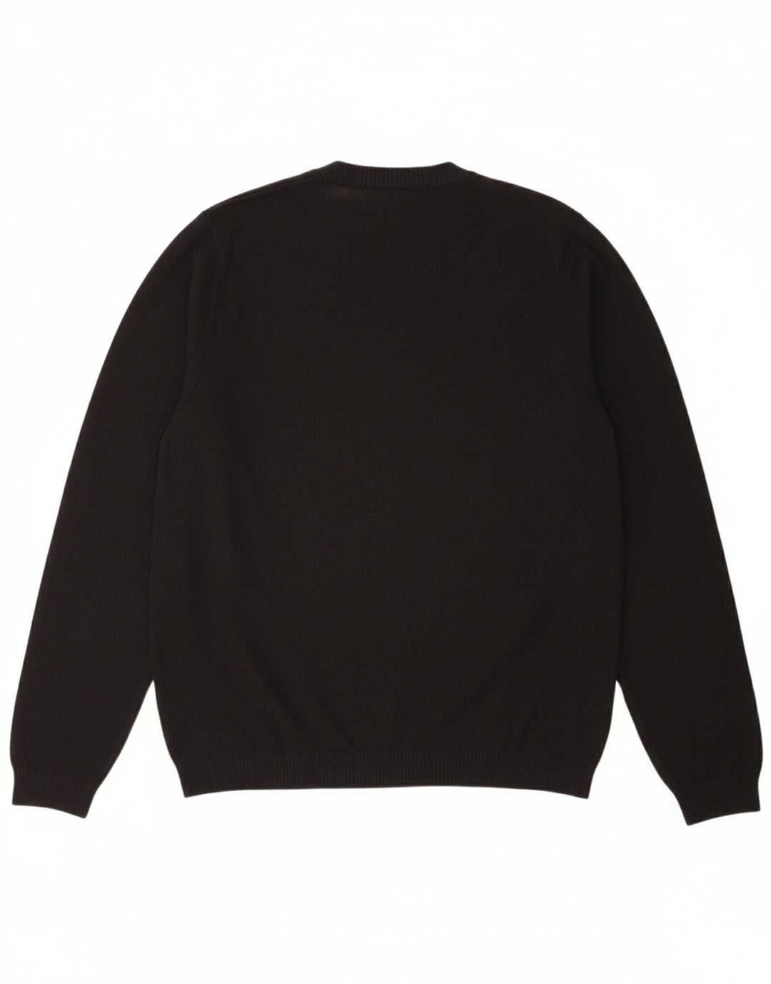 ADIDAS Mens V-Neck Jumper Sweater Medium Black