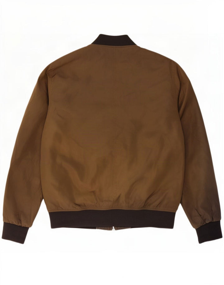 Zara muška bomber jakna UK 40 veliki kaki poliester u boji