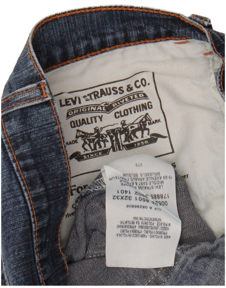 LEVI'S Ženske Bootcut traperice W32 L32 Plavi pamuk