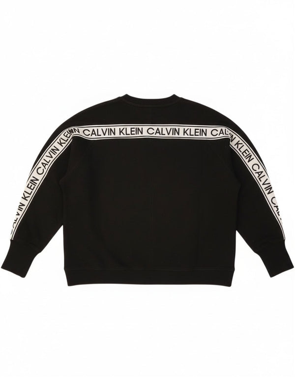 Calvin Klein Ženski džemper s grafičkim motivima UK 18 XL Black Colourblock