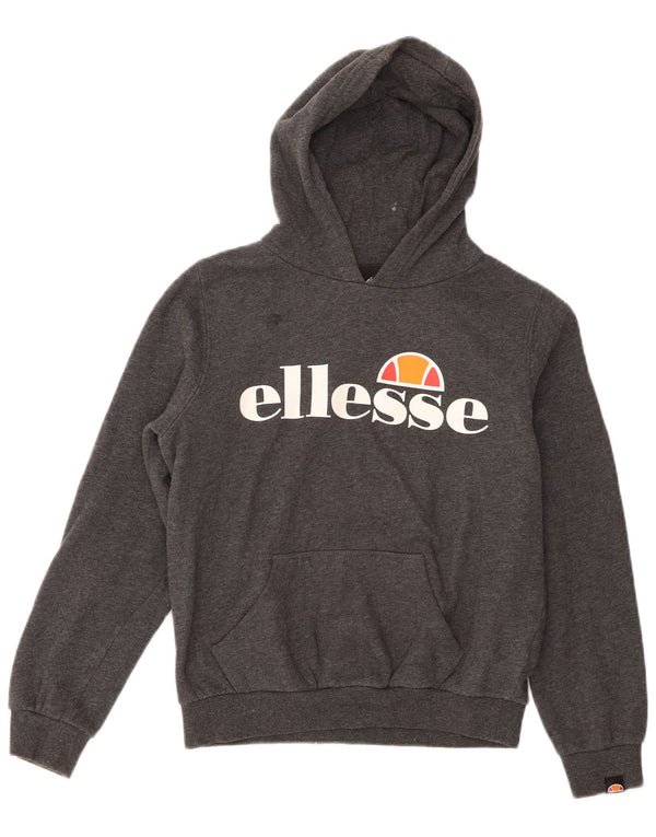 Ellesse majica s kapuljačom za djevojčice 10-11 godina, sivi pamuk