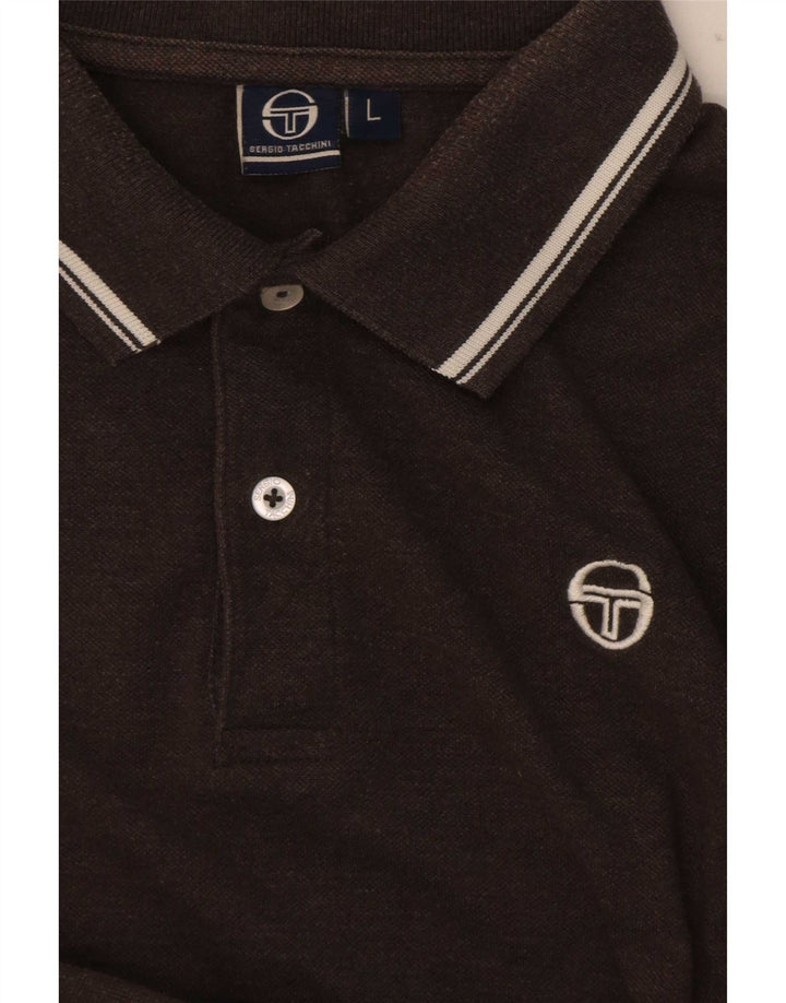 Sergio Tacchini muška polo majica velika smeđa
